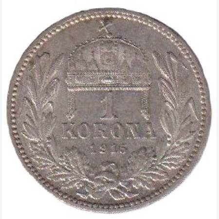 1 Korona 1915.KB Ferenc J. (L) 1 Korona 1915.KB Ferenc J. (L)