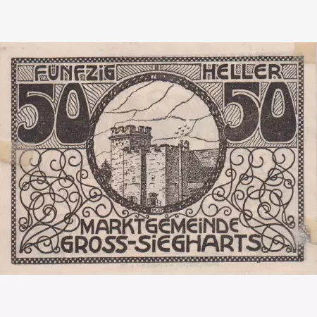 Gross-Siegharts 50 heller 1920.