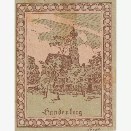 Handenberg 20 heller 1920.