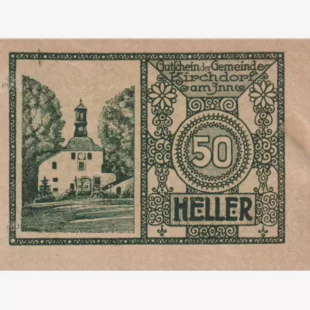 Kirchdorf 50 heller 1920.