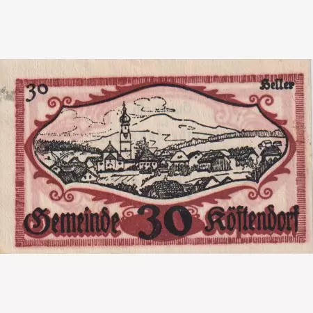 Köstendorf 30 heller 1920.