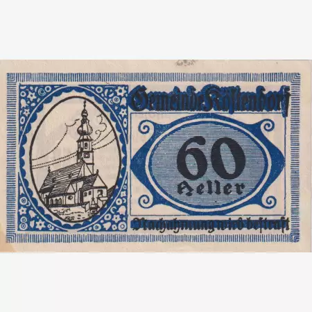 Köstendorf 60 heller 1920.