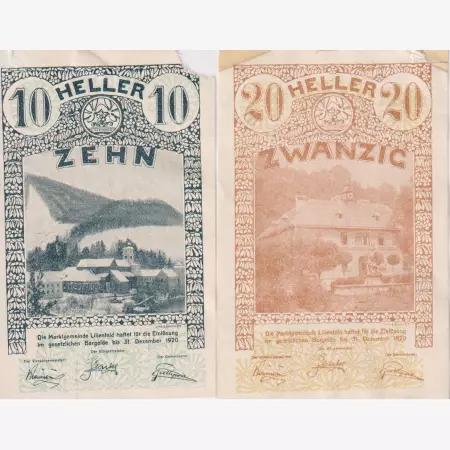 Lilienfeld 10 és 20 heller