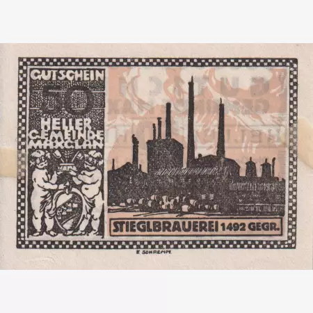 Maxglan 50 heller 1920