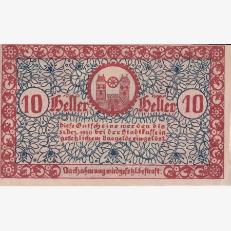 Radstadt 10 heller 1920.