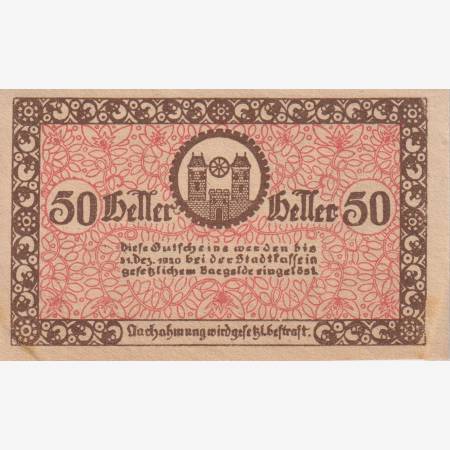Radstadt 50 heller 1920. Radstadt 50 heller 1920.