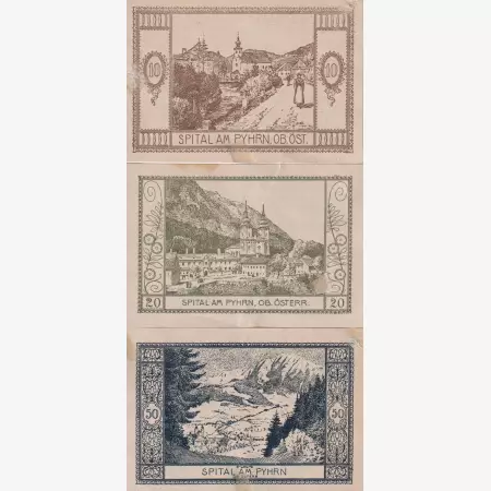 Spital am Pyhrn 10, 20, 50 heller 1920