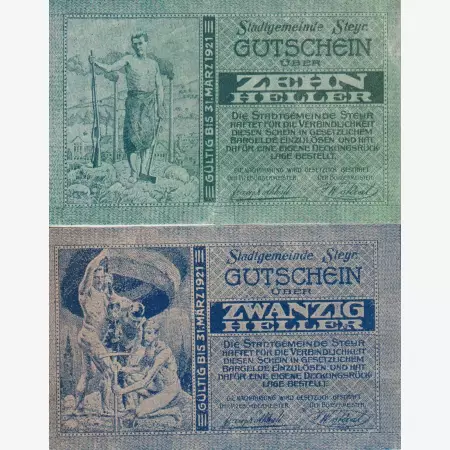Steyr 10, 20 heller 1920.