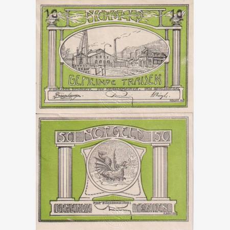 Traisen 10, 50 heller 1920.