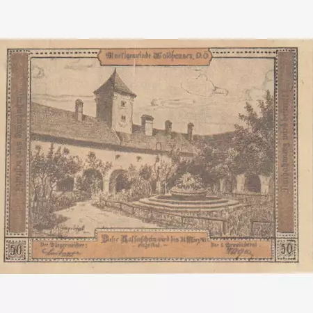 Waldhausen 50 heller 1920.