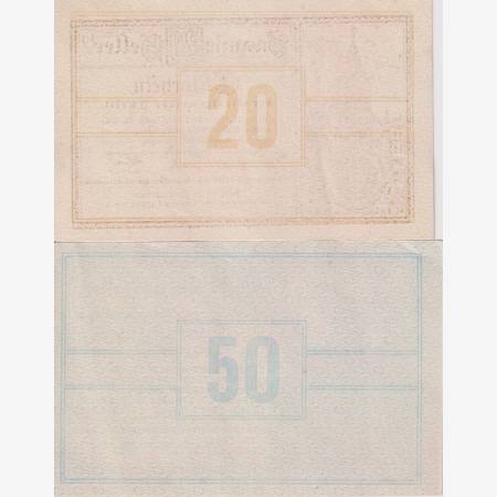 Zwettl 20, 50 heller 1920. Zwettl 20, 50 heller 1920.