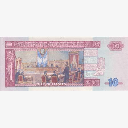 Guatemala 10 quetzales 2006. P 82 (L) Guatemala 10 quetzales 2006. P 82 (L)