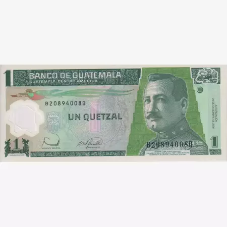 Guatemala 1 quetzal  2006. polimer  P 109   (L)