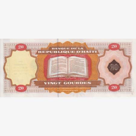 Haiti 20 gourdes 2001. P 271 (L) Haiti 20 gourdes 2001. P 271 (L)
