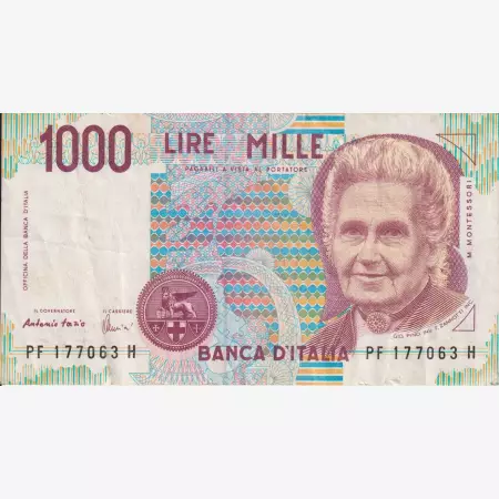 Olaszország 1000 Lira 1990.   P 114   (L)