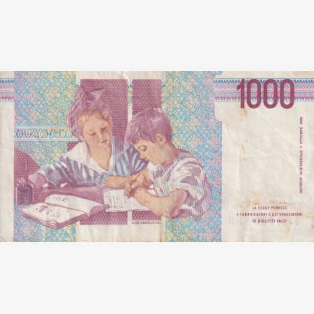 Olaszország 1000 Lira 1990.   P 114   (L)