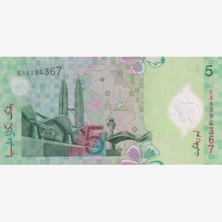 Malajzia 5 ringgit 2004. polimer   P 47   (L)