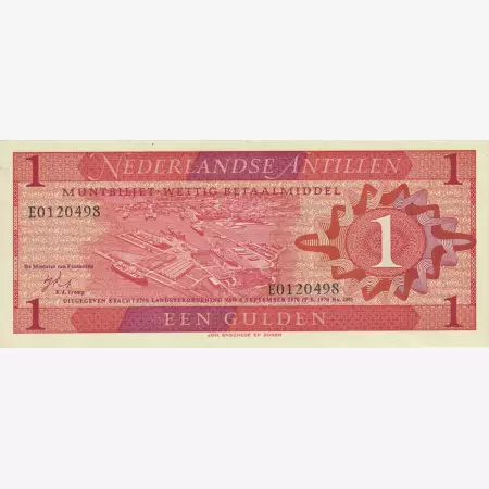 Holland Antillák 1 gulden 1970.   P 20   (L)
