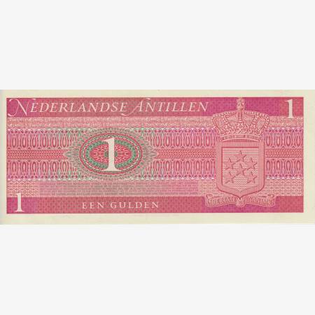 Holland Antillák 1 gulden 1970. P 20 (L) Holland Antillák 1 gulden 1970. P 20 (L)