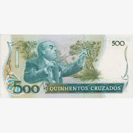 Brazilia 500 cruzados 1987 P 212c (L) Brazilia 500 cruzados 1987 P 212c (L)
