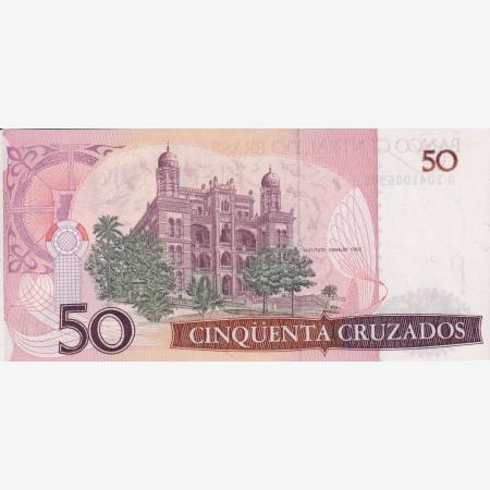 Brazilia 50 cruzados 1988-1989.   P 210a   (L)