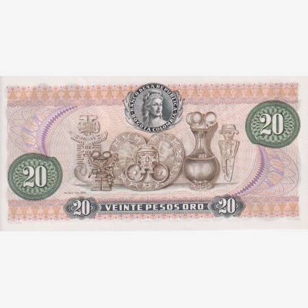 Kolumbia 20 pesos 1982. P 409 (L) Kolumbia 20 pesos 1982. P 409 (L)