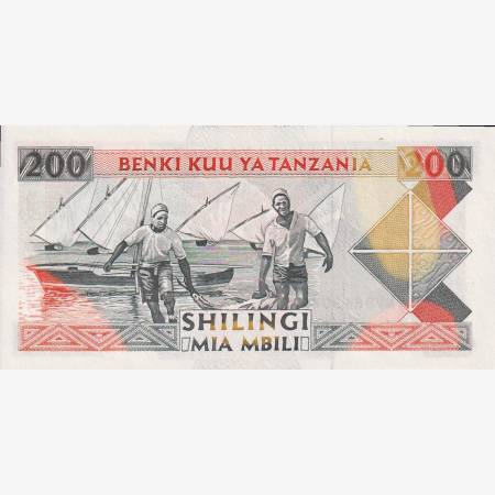Tanzánia 200 shilingi 1993.   P 25   (L)