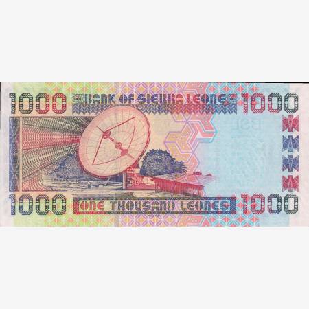 Sierra Leone 1000 leones 2008. P 30 (L) Sierra Leone 1000 leones 2008. P 30 (L)