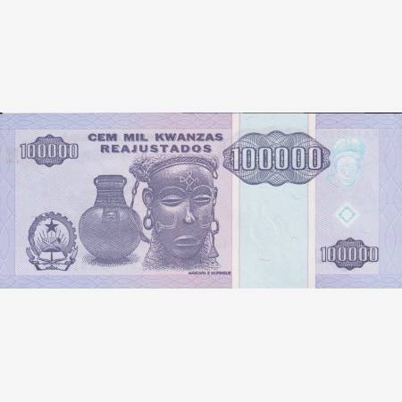 Angola 100.000 kwanzas 1995.   P 139   (L)