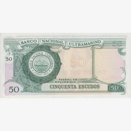 Mozambik 50 escudos 1970.   P 111   (L)