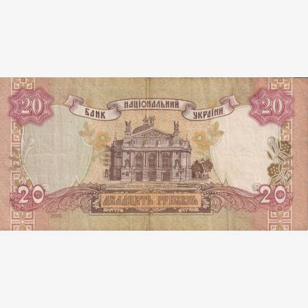Ukrajna 20 hrivnya 2000. P 112 Ukrajna 20 hrivnya 2000. P 112