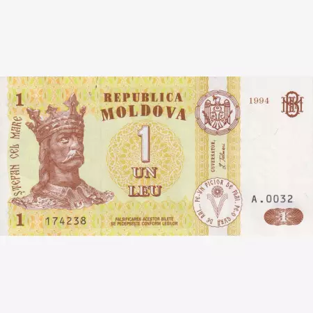 Moldova 1 leu 1994.  P 8