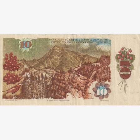 Csehszlovákia 10 korun 1986. P 94 Csehszlovákia 10 korun 1986. P 94