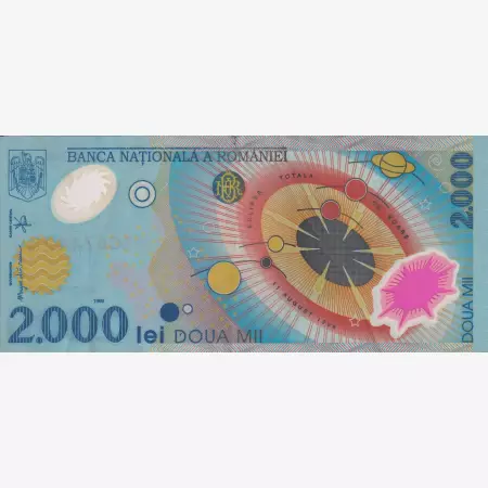 Románia 2000 lei 1999. P 111  polimer