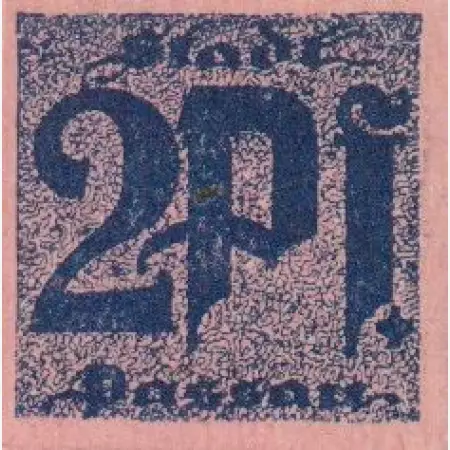 Németo. Passau 2 pfennig 1918. világ legkissebb p.pénze