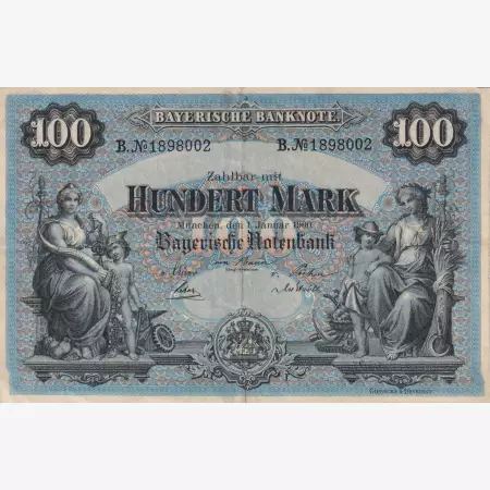 Németország 100 márk 1900.  S 922
