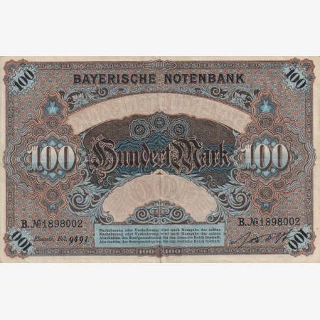 Németország 100 márk 1900. S 922 Németország 100 márk 1900. S 922