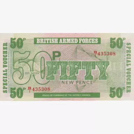 Angol katonai 50 pence 6. Seria 1972.   M 49