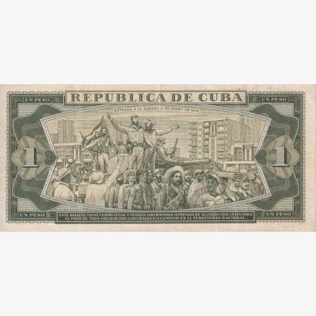 Kuba 1 peso 1980. P 102b Kuba 1 peso 1980. P 102b
