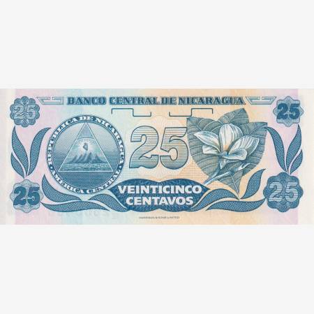 Nicaragua 25 centavo 1991. P 170 Nicaragua 25 centavo 1991. P 170