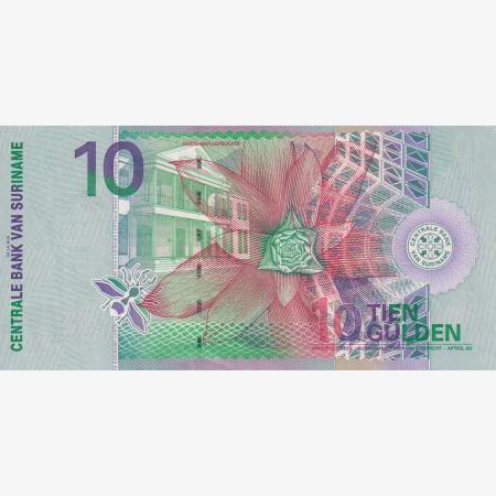 Suriname 10 gulden 2000.   P 147
