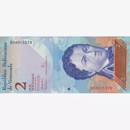 Venezuela 2 bolivares 2007. március P  88a