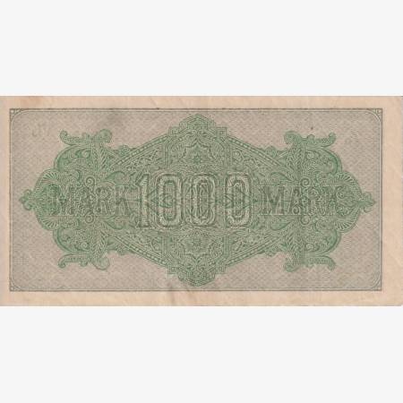 Németország 1000 marka 1922. Wz.31. vízjel Németország 1000 marka 1922. Wz.31. vízjel