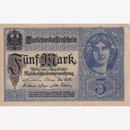 Németország 5 marka 1917.   P 56