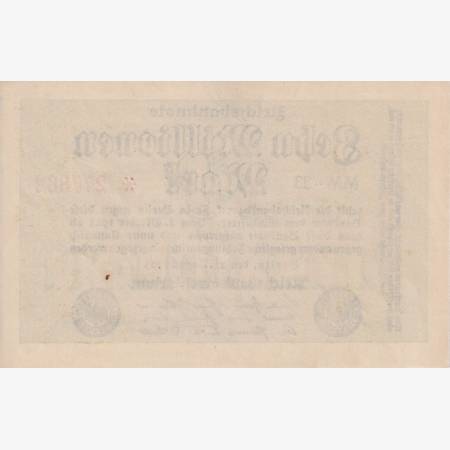 Németország 10 millió marka 1923. P 106 Wz.47 vízjel Németország 10 millió marka 1923. P 106 Wz.47 vízjel
