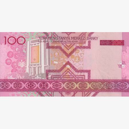 Türkmenisztán 100 manat 2005.   P 18