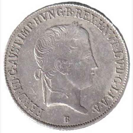 I. ferenc 20 krajcár 1840.B Ezüst 583  6,6g  26,6mm