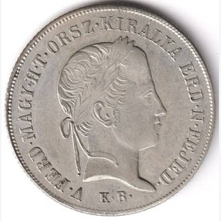 I. ferenc 20 krajcár 1848.KB Ezüst 583  6,6g  26,6mm