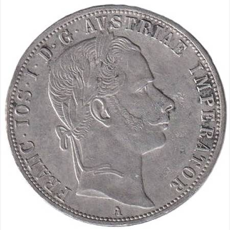 Ferenc József 1 Florin 1859.A Ezüst 900  12,34g  29mm