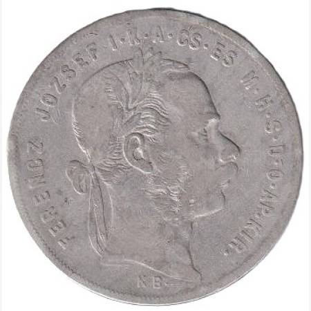 Ferenc József 1 Forint 1870.KB Ezüst 900 12,34g 29mm RITKA! Ferenc József 1 Forint 1870.KB Ezüst 900 12,34g 29mm RITKA!